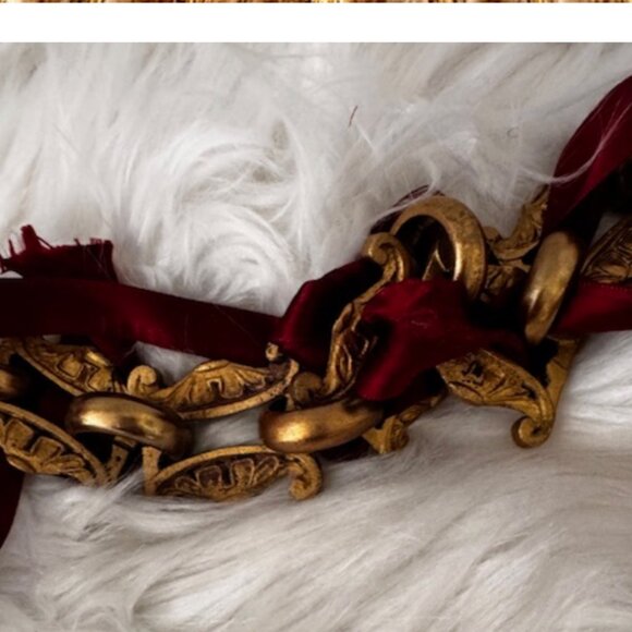 Nina Perrera Vintage Bag Baroque Victorian Upholstery Look Romantic - Picture 12 of 16